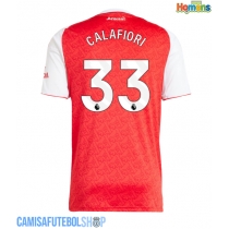 Camisa de time de futebol Arsenal Riccardo Calafiori #33 Replicas 1º Equipamento 2025-26 Manga Curta
